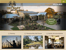 Tablet Screenshot of bigeasyranch.com